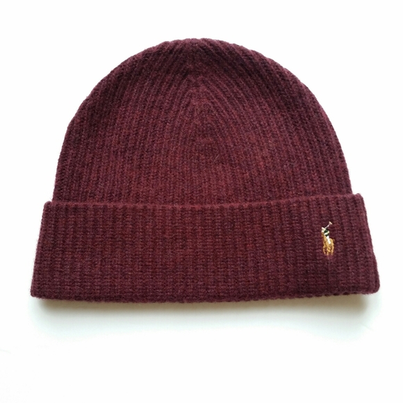 Polo Ralph Lauren Other - NEW Polo Ralph Lauren Winter Hat Burgundy